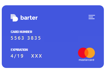 We Accept Barter Virtual Dollar Cards. Get it Now